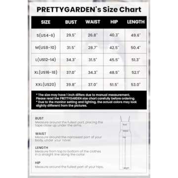 PRETTYGARDEN Women's Summer Boho Jumpsuits One Piece Beach Vacation Outfits Spaghetti Strap Wide Leg Pants Rompers (Black,Small)