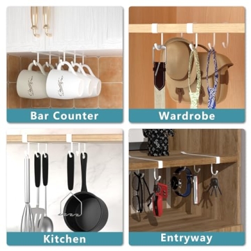 Innovative Under Cabinet Mug Holder for Organized Kitchen
