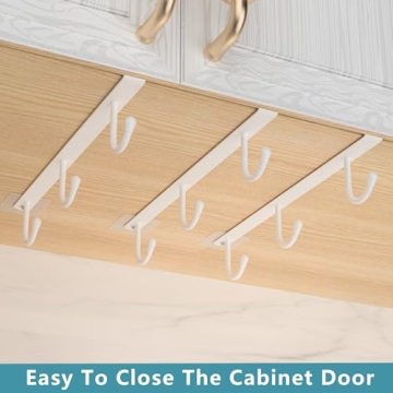 Innovative Under Cabinet Mug Holder for Organized Kitchen