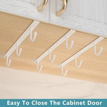 Innovative Under Cabinet Mug Holder for Organized Kitchen