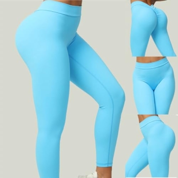 V-Back Gym Legging Women Sculpting Butt Lift Leggings