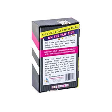 Taco Cat Goat Cheese Pizza On The Flip Side – Standalone Expansion Set for The Party Card Game – Wildly Entertaining for Kids, Teens, Adults, and Families – 10-15 Min, Age 7+, 2-8 Players