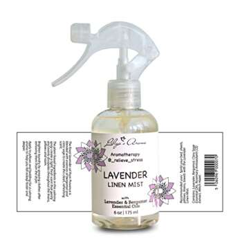 LILIYA’S AROMA Lavender Linen Mist for Stress Relief