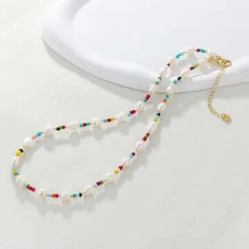 Stylish KELITCH Pearl Choker Necklace for Women