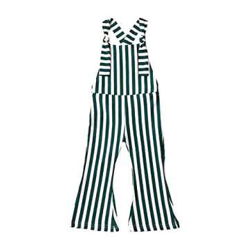Vibrant and Comfortable ZAXARRA Toddler Baby Girl Stripes Jumpsuit