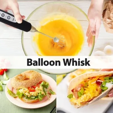 Rechargeable Handheld Milk Frother for Coffee Lovers