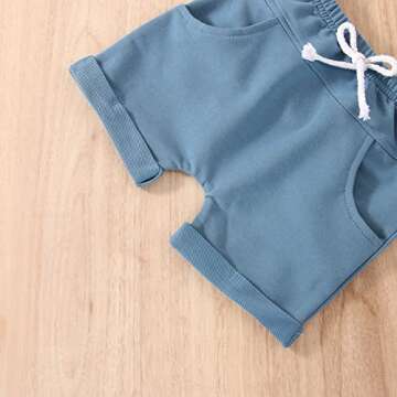 Twopumpkin Baby 4th of July Outfit for Infants and Toddlers