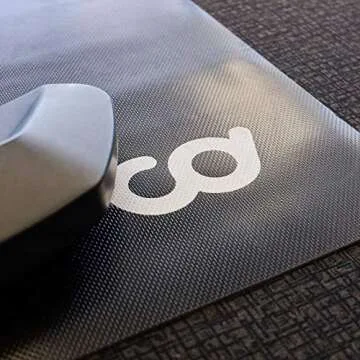 CyclingDeal High Density Trainer Floor Mat - Compatible with Indoor Exercise Stationary Bike Treadmill Elliptical Waterproof Gym Flooring Equipment - Indoor Cycle Stepper - 36" x 48" (91 x 122cm)