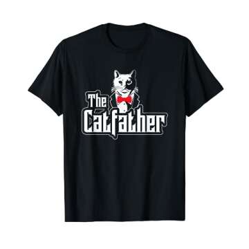 The Catfather Shirt I Feline Cats Tee I Kitten I Pet I Men