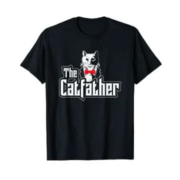 The Catfather Shirt | Feline Love Tee for Cat Dads