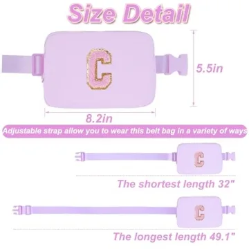 Uygafly Personalized Fanny Pack for Girls - Stylish Gift