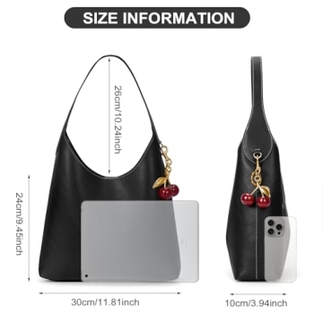 Stylish Faux Suede Hobo Bag Women Vegan Leather Tote