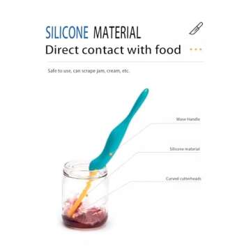 2 Pcs Splatypus Jar Spatula,Funny Kitchen Gadgets - BPA-Free & 100% Food Safe - Perfect for Food Ent...