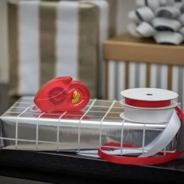 Duck Easy-Stick Adhesive Roller 4-Pack - Double Sided Tape Roller with Permanent Adhesive Tape for Arts, Crafts & Scrapbooking - 0.31 in. x 21.3 ft. Glue Tape Runner - Clear Tape - 85.2 Feet Total