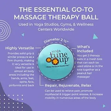 Yoga Tune Up Therapy Balls for Pain Relief and Relaxation