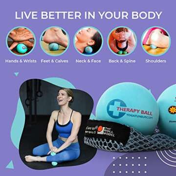 Yoga Tune Up Therapy Balls for Pain Relief and Relaxation