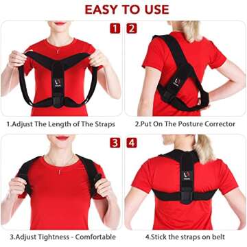 Schiara Posture Corrector for Back, Shoulders, and Neck