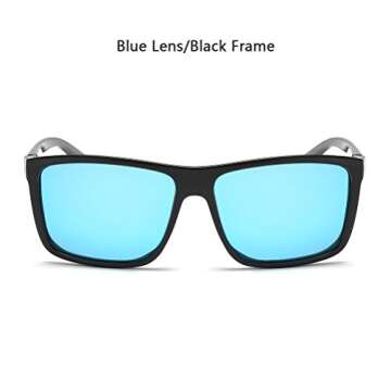 Polarized Sunglasses for Men Driving Mens Sunglasses Rectangular Vintage Sun Glasses For Men/Women B...