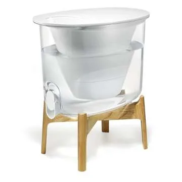 LifeStraw Home High-Capacity Water Filter Dispenser, 35-Cup, White, BPA-Free Designed for Everyday Protects Against Bacteria, parasites, microplastics, PFAS, Lead, and Improves Taste