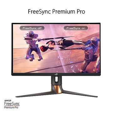 ASUS ROG Swift 27” 4K Gaming Monitor (PG27UQR) - UHD (3840 x2160), Fast IPS, 160Hz (Above 144Hz), 1ms, FreeSync Premium Pro, Variable Overdrive, DisplayPort, HDMI, DisplayHDR 600, 96% DCI-P3,BLACK