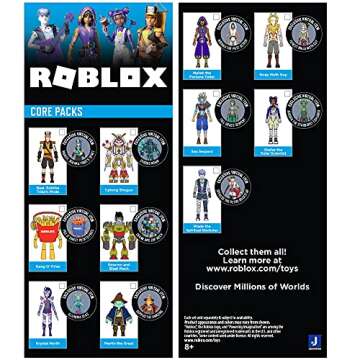 Roblox Imagination Collection - Sea Serpent Figure Pack [Includes Exclusive Virtual Item]