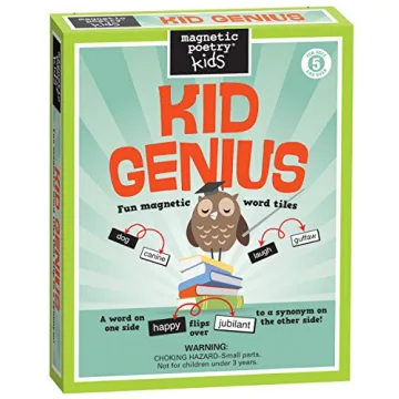 Magnetic Poetry - Kid Genius Kit - Build Vocabulary with Fun Word Magnets