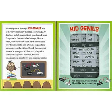 Magnetic Poetry Kid Genius Kit for Creative Kids 5+