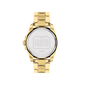 Coach Greyson Women's Stainless Steel Quartz Watch Water Resistant