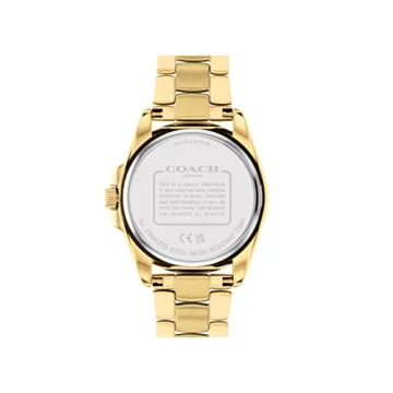 Coach Greyson Women's Stainless Steel Quartz Watch Water Resistant