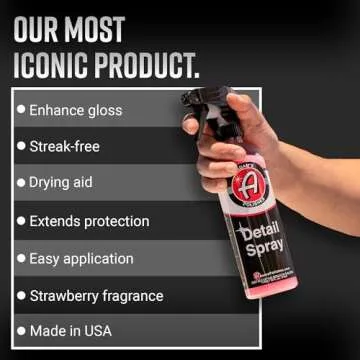 Adam's Polishes Detail Spray (16 fl. oz) - Quick Waterless Detailer Spray for Car Detailing | Polish...