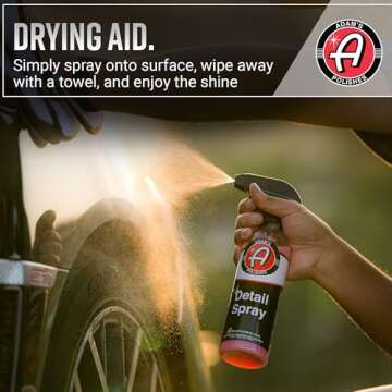 Adam's Detail Spray - Waterless Quick Car Detailer 16oz