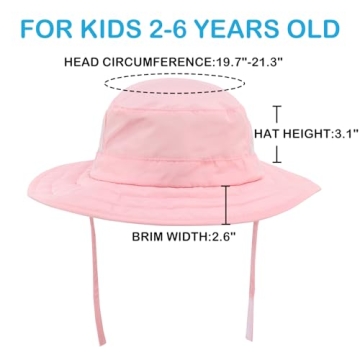 Connectyle Kids UPF 50+ Bucket Hat for Summer Fun