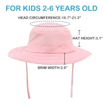 Connectyle Kids UPF 50+ Bucket Hat for Summer Fun