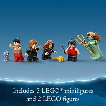 LEGO Harry Potter Triwizard Tournament: The Black Lake Building Toy 76420 - Goblet of Fire Toy Set with Harry, Hermione, and Ron Mini Figures, Magical Collection Set, Great Gift for Kids, Boys & Girls