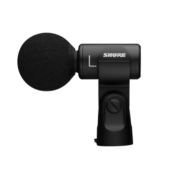 Shure MV88+ Stereo Microphone for Streaming & Recording
