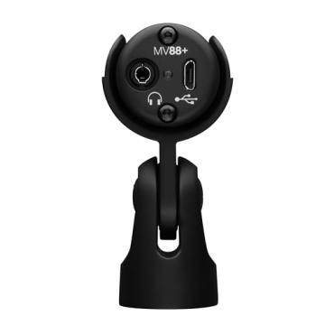 Shure MV88+ Stereo Microphone for Streaming & Recording
