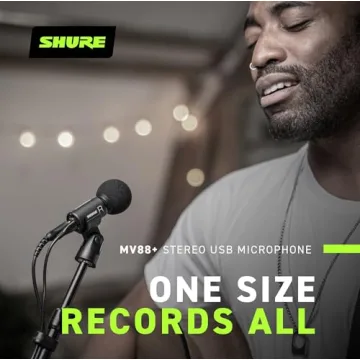 Shure MV88+ Stereo Microphone for Streaming & Recording
