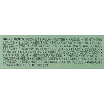 L'Oréal Paris Skincare Pure-Clay Face Mask with Eucalyptus for Oily and Shiny Skin to Purify and Matify, 1.7 Ounce (Pack of 1)