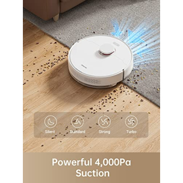 Dreame D10+ Robot Vacuum with Self-Emptying Base and LiDAR Navigation