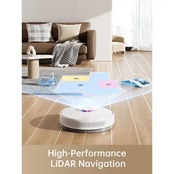 Dreame D10+ Robot Vacuum with Self-Emptying Base and LiDAR Navigation