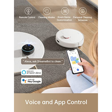 Dreame D10+ Robot Vacuum with Self-Emptying Base and LiDAR Navigation