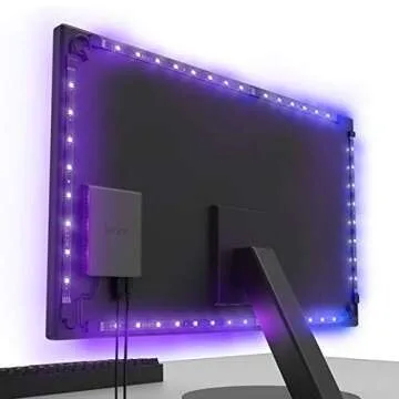 NZXT HUE 2 V2 RGB Ambient Lighting Kit for 26 to 32 inch Screens