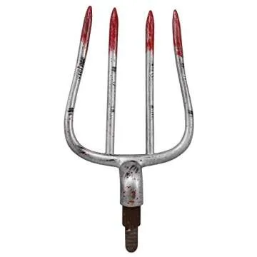 Nicky Bigs Novelties Adult Trident Staff 5pc Set King Neptune Trident Classic Costume Pitchfork Devil Trident Accessory Prop Multi