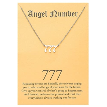 Angel Number 777 Choker Necklace - Meaningful Numerology Jewelry for Women