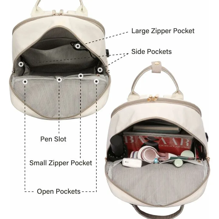 LOVEVOOK Women’s 15.6” Laptop Backpack with USB Port