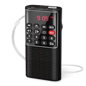Compact and Versatile Mini Pocket FM Walkman Radio with Recorder