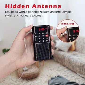 Mini Pocket FM Radio - Compact with Recorder & MP3 Player