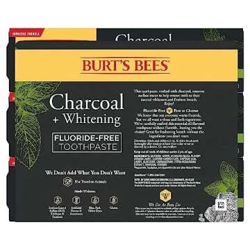 Burt's Bees Charcoal Fluoride-Free Toothpaste 3-Pack
