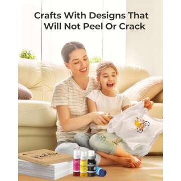 Hiipoo Sublimation Ink Refilled Bottles Compatible for ET2400 ET2720 ET2760 ET2750 ET4800 ET-2800 ET-2803 ET-2850 Inkjet Printers Heat Press Transfer on Mugs T-Shirts