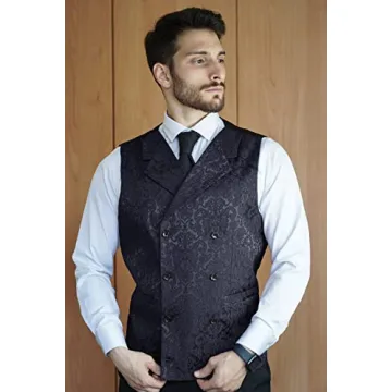 Elegant COOFANDY Double Breasted Suit Vest for Men